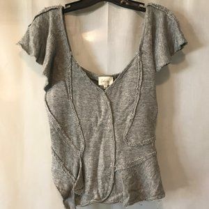 Anthropologie Deletta Asymtrical Casual Top